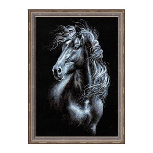 Oneroom Needlework,DIY Cross Stitch,Sets For Embroidery kits,14CT,Strong horse