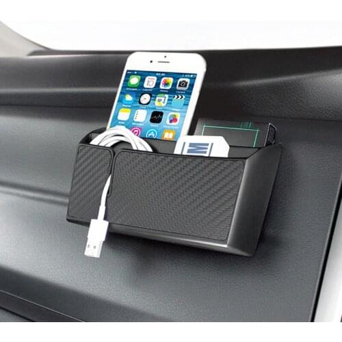 Car Storage Box for Car Sticky Car Sundries Change Storage Box Multi-function In-car Supplies