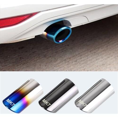 1Pcs/Set Car Accessories For Volkswagen VW MK7 Scirocco golf 6 golf 7 JETTA Auto Car Exhaust Tip Muffler Pipe Covers