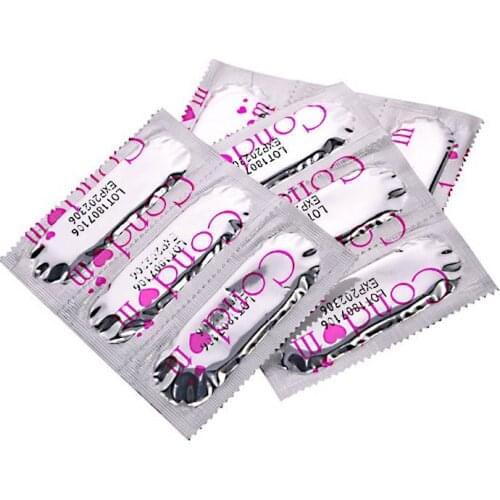 3PCS Smooth Natural Latex Condoms Large Oil Penis Lubricated Extender Condom for Men Safer Contraception Sex Toys