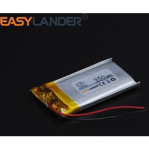 402045 3.7V 350mAh Polymer Li-ion Battery For Game Player mouse recorder speaker RC toys headephone Remote controller
