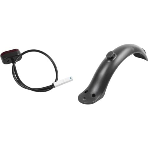 6Pcs Rear Wheel Mudguard Fender Guard & 5Pcs Rear Tail Lamp Stoplight Brake Lights With Line