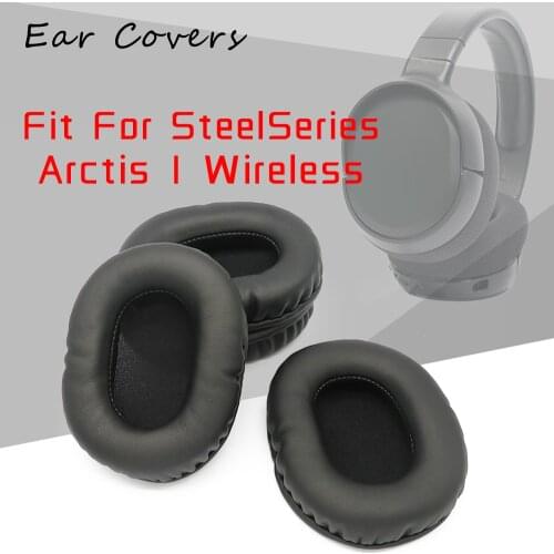 Ear Pads For SteelSeries Arctis 1 Wireless Headphone Earpads Replacement Headset Ear Pad PU Leather Sponge Foam
