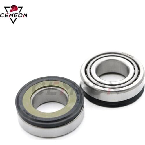 For Electra Glide Low Ultra Limited FLHTKL Fatbob FXEF EFI FLSTF Motorcycle steering bearing Pressure ball wave disc kit