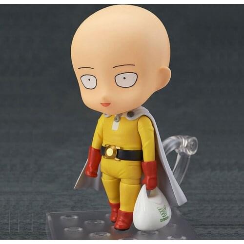 10CM Anime ONE PUNCH-MAN Saitama Figurine PVC Action Figure Replaceable Accessorie Model Toy Birthday Gift Movie Collection