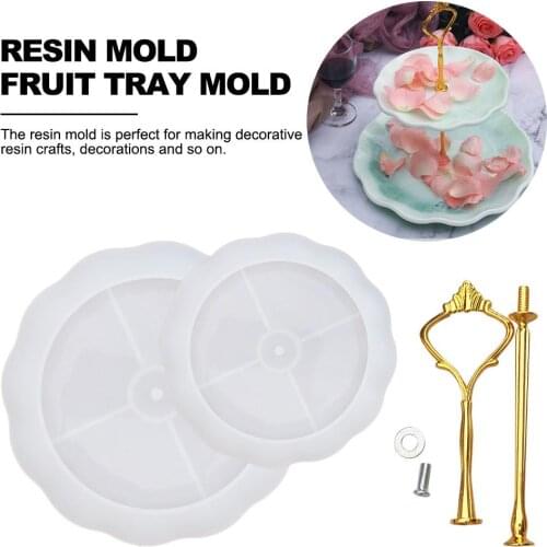 DIY Soap Molds Handmade Epoxy Fruit Tray Mould Resin Mold Fruit Tray Mold Crystal Resin Plate Mold Food Serving Tray Molds