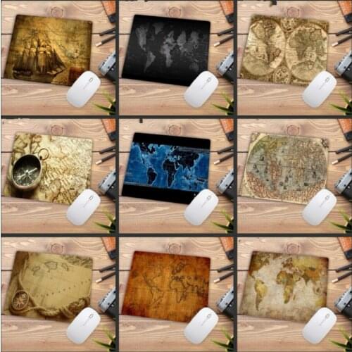 XGZ Small Size World Map Gamer Mouse Pad Animation Pad Keyboard Player Laptop Gaming Pc S Mousepad Desk Mat Rubber Mats