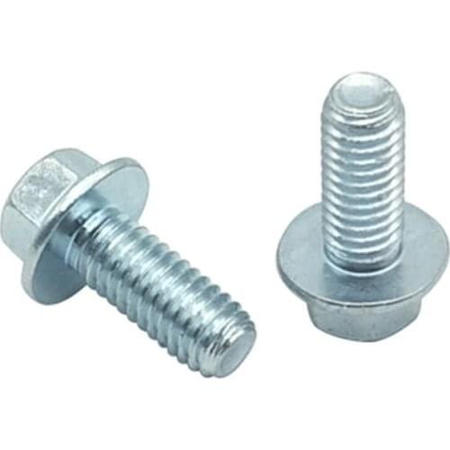 M5 Hexagon With pad Bolt 8.8 Grade Galvanized External Hex Screws GB5787 Screw