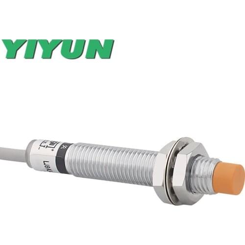 M8 inductive proximity switch LJA8M-2N1 three-wire NPN normally open 24V metal PNP sensor 2P1