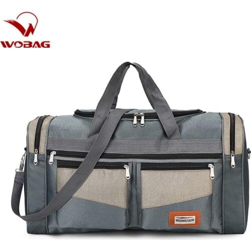 New Fashion Nylon Men Travel Bag Cubic Waterproof Weekend Bag Multipocket Carry Luggage Bags