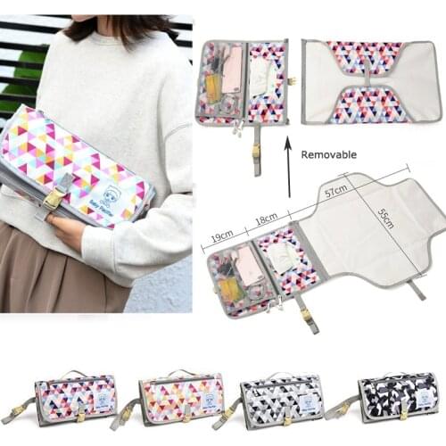 Portable Foldable Baby Changing Pads Washable Waterproof Mattress Clean Hand Changing Mats Reusable Travel Pad Diaper Cover