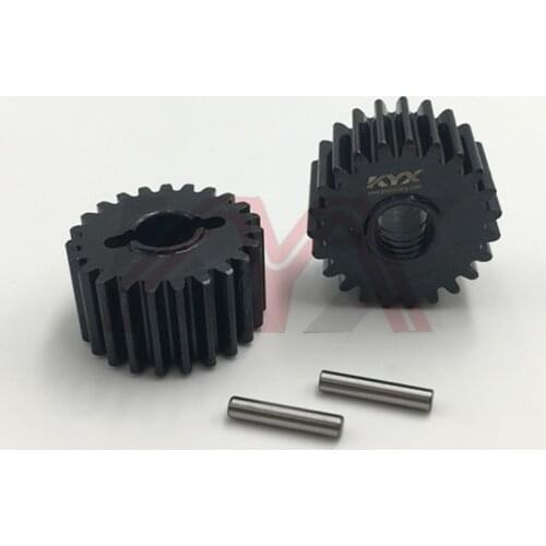 KYX Racing 23T Hardened Steel Portal Drive Output Spindle Gear set 2pcs for RC Crawler Car Traxxas TRX-4 TRX4