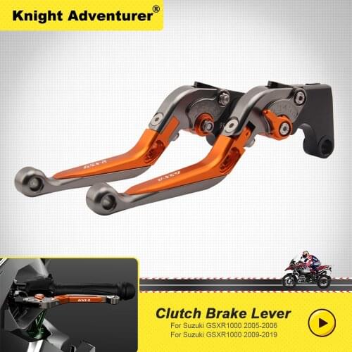 For Suzuki GSXR 1000 2005-2006 GSXR1000 2009-2019 Adjustable Folding Extendable CNC Long Adjuster Brake Clutch Levers