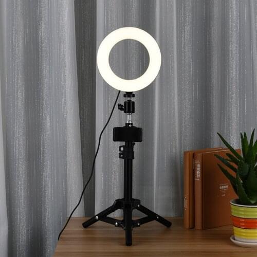 Selfie Studio Video Camera LED Ring Light Photo Lamp Led Fill Light Photography Accessories Lighting Phone Holder Live