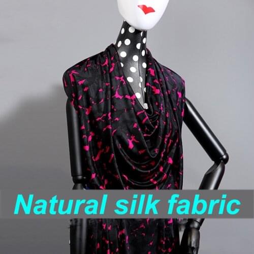 1 Meter 200g 46mmi Heavy Knitted Cotton Double-sided Stretch Silk Summer T-shirt Dress Fabric