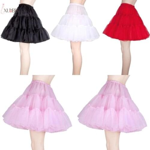 Vintage Short Underskirt Wedding Petticoat Crinoline Rockabilly Tutu Skirt Slips Bridal Accessories 2020 New