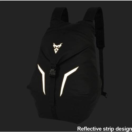 Motorcycle Helmet Backpack Waterproof Large Capacity Motorcycle Helmet Holder Cycling Helmet Storage Bag Lightweight Travel Back