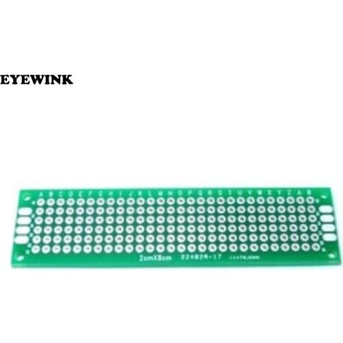 10 pcs 2x8 cm Prototype Double-Side PCB 2x8 Panel Universal Board