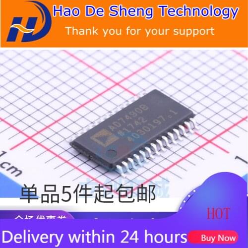 10PCS/LOT AD7490 AD7490BRU AD7490BRUZ TSSOP-28 AD7490B Analog-to-digital Converter IC New Original In Stock