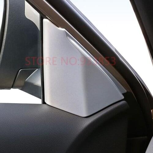ABS Chrome Car Styling Front inner triangle Cover Sticker Decoration Auto Accessories For LHD RENAULT Koleos 2017