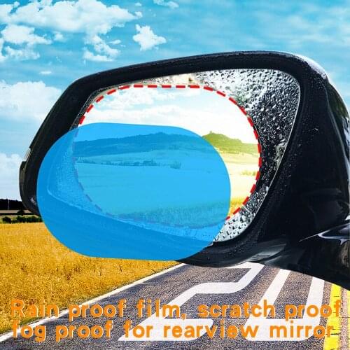 Car rearview mirror rain film side window high-definition anti-fog flooding nano anti-glare rain film universal