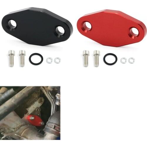 CNC Aluminum high quality EGR Tube Plug Intake Block Off Plate For 1.8t Engines V W / Audi MK4 B5 B6 G TI TT