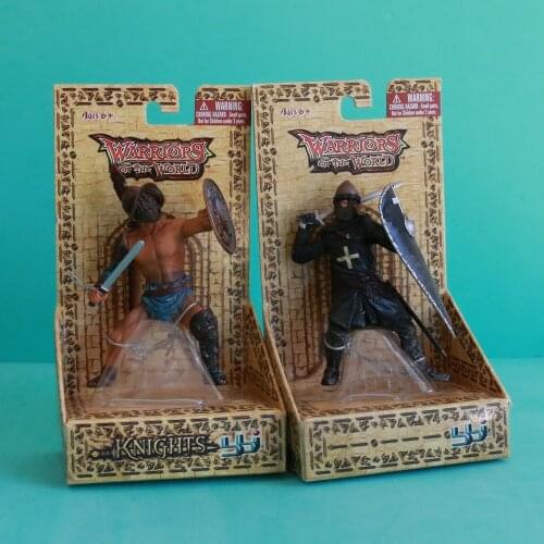 Classic Figurines Warriors of The World Roman Gladlator Hospitaller Knight Battle Middle Ages Model Action Figure Toys