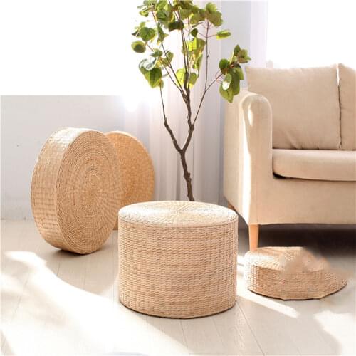 Grass-made futon tea ceremony cushion tatami mat meditation By Buddha mat plus thick meditation mat 10 cm high