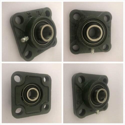 UCF206 30mm Housing 4 Bolt Mounted Bearing Bore Square Flange Pillow Block