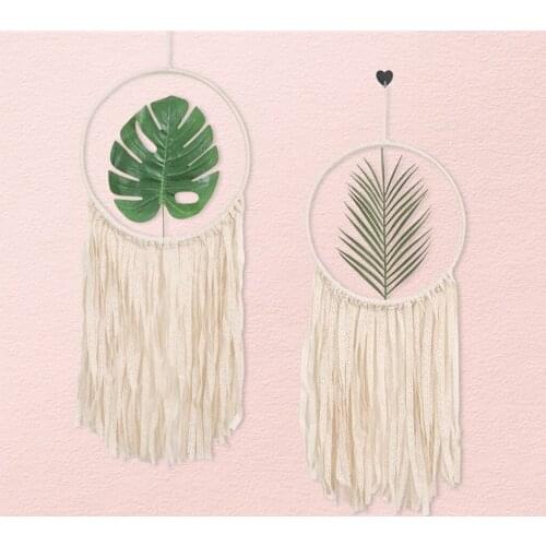 Macrame Dream Catche Large Wall Hanging Tassels Craft Chic Ornament Gift for Bedroom Curtains Wedding Farmhouse Decor