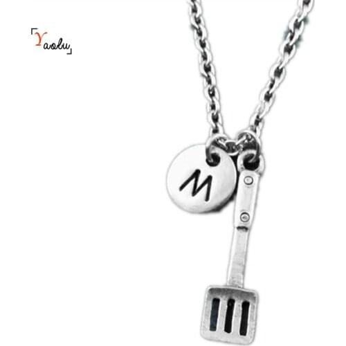 SMALL Spatula Jewelry Burger Spatula Charm Necklace Spatula Pendant Necklace Grilling Gift Grilling Jewelry Chef Jewelry