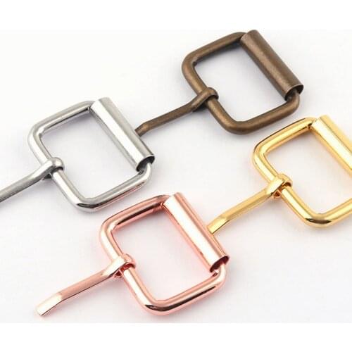 25mm Rose Gold Adjuster Slider Buckles Belt Buckle Luggage Metal Strap Purse Buckle Handbag Webbing Adjuster Buckles
