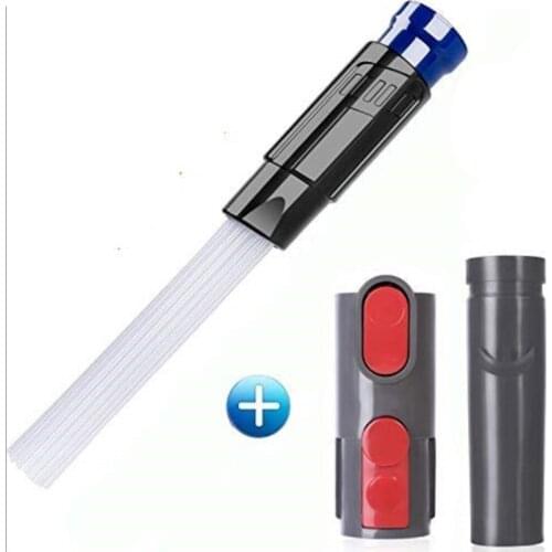 Cleaning Tool Attachment Brush Adaptor Set for Dyson V7 V8 V10 V6 DC35 DC61 DC62 Vacuum Cleaner Dust Daddy Multi-functional Tool