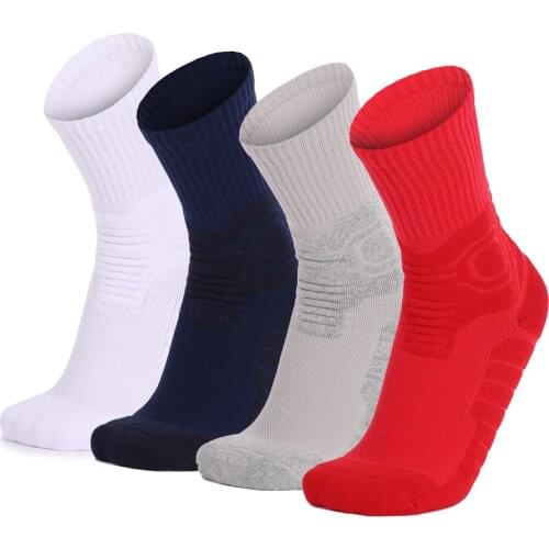 Anti-Slip Seamless Cycling Socks Compression Cushioned Arch Support Breathable Bicycle Running Outdoor Sport Socks