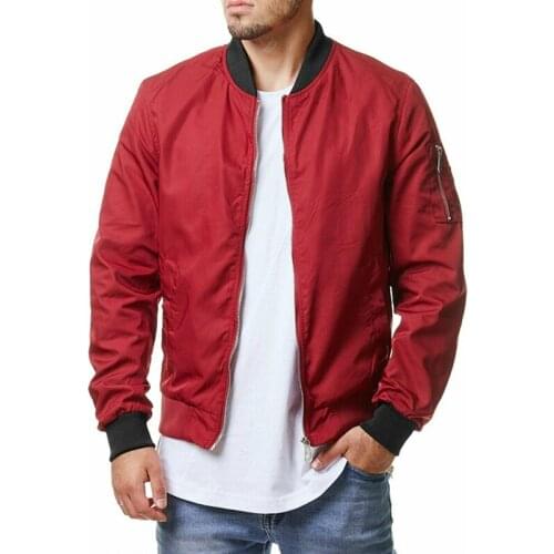 New Men Slim Casual Coats Jacket Tops Autumn Winter Long Sleeve Zipper Fitness Jackets Warm Clothes Top Male Outwear Plus Size