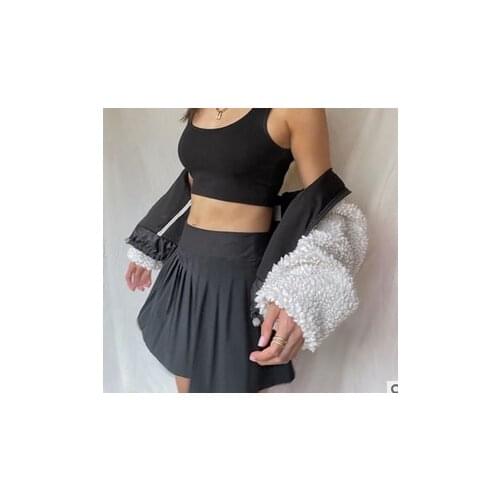 New Womens Pleated Half-Dress High-Waist Skirt Female Hot Fashion Casual Party Girl Short Summer Clothes Ladies Pure Color