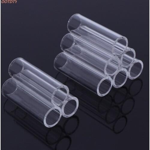 OOTDTY Fish Tank Shelter 3/6 Tube Aquarium Pipe Shrimp Cave Hide Breeding Acrylic Decor