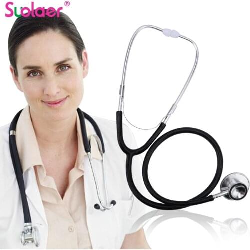 Professional Stethoscope Aid Dual Headed Stethoscope Portable Medical For Doctor Auscultation Device Equipment Tools Dropship