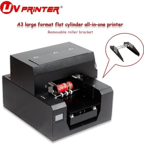Large format UV inkjet printer A3 infrared sensor system and touch control plane cylindrical all-in-one color plotter