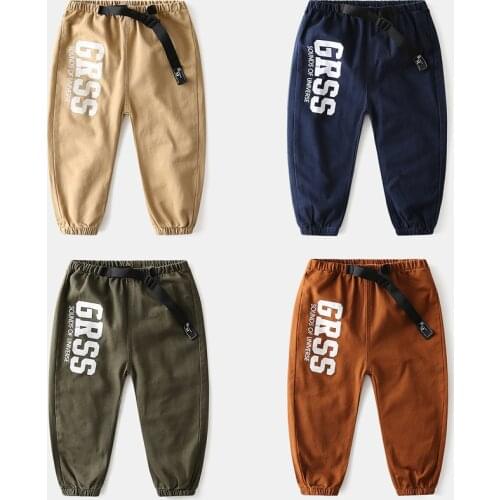 2 3 4 5 6 Y Baby Boys Pants Casual Letters Harem Pants for Boy 2020 Spring Summer Toddler Boy Trousers Child Pants New Arrival