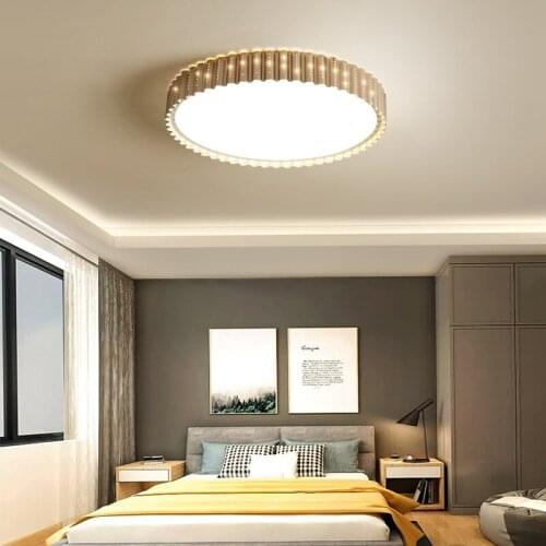 Modern Led Ceiling Light Kitchen 220V 120V Led Light Fixture Metal Gold Ceiling Light Bed Room Bedroom Ceiling Light Lamp Round