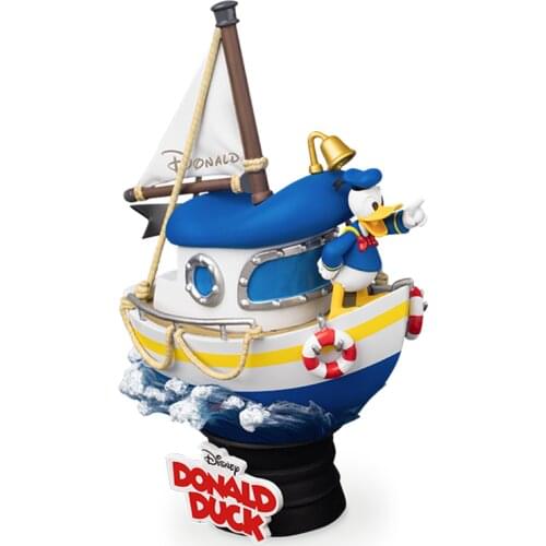 Disneys Beast Kingdom Dream Summer Fantasy Kiki Titi Tree House Donald Duck Houseboat Star Baby Surfing Ornaments AG2157