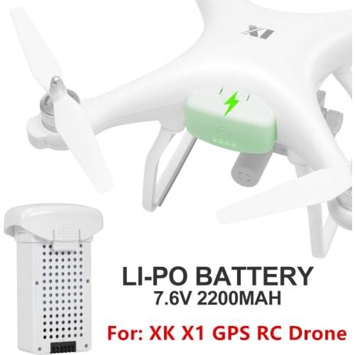 XK X1 GPS Drone Battery Accessories 7.6V 2200mah Li-po Battery For XK X1 Brushless GPS Rc Drone Quadcopter battery Spare Parts