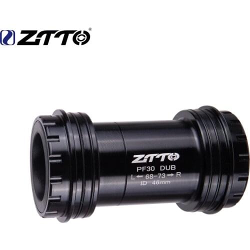 ZTTO MTB Road bike PF30 DUB Bottom Brackets Adapter Press Fit lock Bottom Brackets Axle for bicycle parts 24mm Crankset chainset