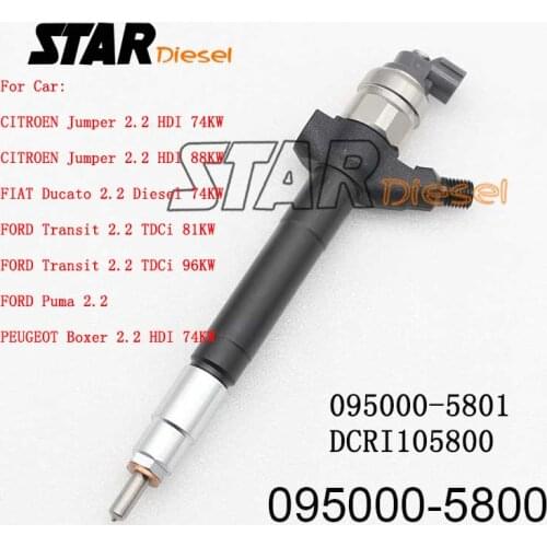 095000-5800 New Injector Nozzle Assy 0950005800 6C1Q-9K546-AC Spare parts 095000-5801 for CITROEN Jumper