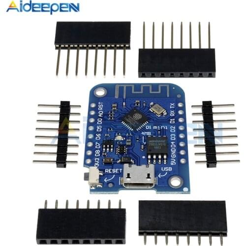 1Pcs Wemos D1 Mini V3.0 Wireless WIFI Internet of Things Development Board Based ESP8266 CH340 CH340G 4MB For Arduino Nodemcu V2