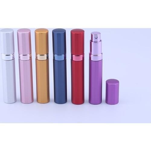 12Pcs 8ML Portable Refillable Perfume Bottle With Spray Scent Pump Empty Cosmetic Containers Atomizer Bottle For Travel Tool
