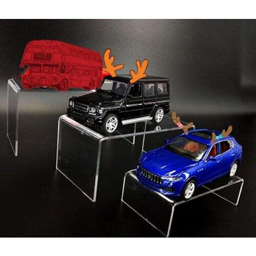 3Pcs/Set 3mm Acrylic U Type Counter Window Hats Shoes Glasses Display Stand Cabinet Jewelry Storage Rack Shelf Home Organizer