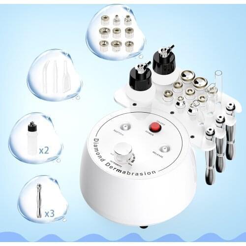 3 In 1 Home Use Diamond Micro dermabrasion Blackhead Removal Skin Care Face Acne Removal Face Beauty Device