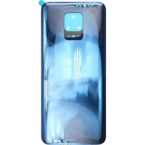 Anti-fingerprint Anti-greasy Battery Cover Glass Back Case Rear Sleeve Spare Parts for Redmi Note 9 Pro / Note 9S Phone